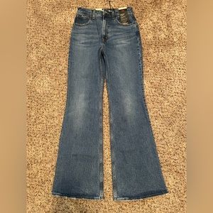 Levi’s 70’s high flare distressed jeans